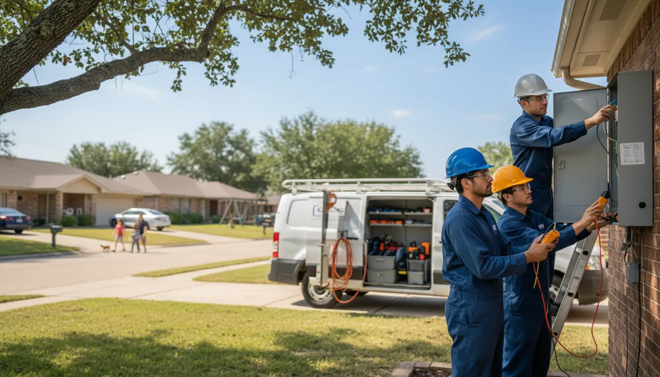 Certified electrician providing emergency electrical services in David City, NE